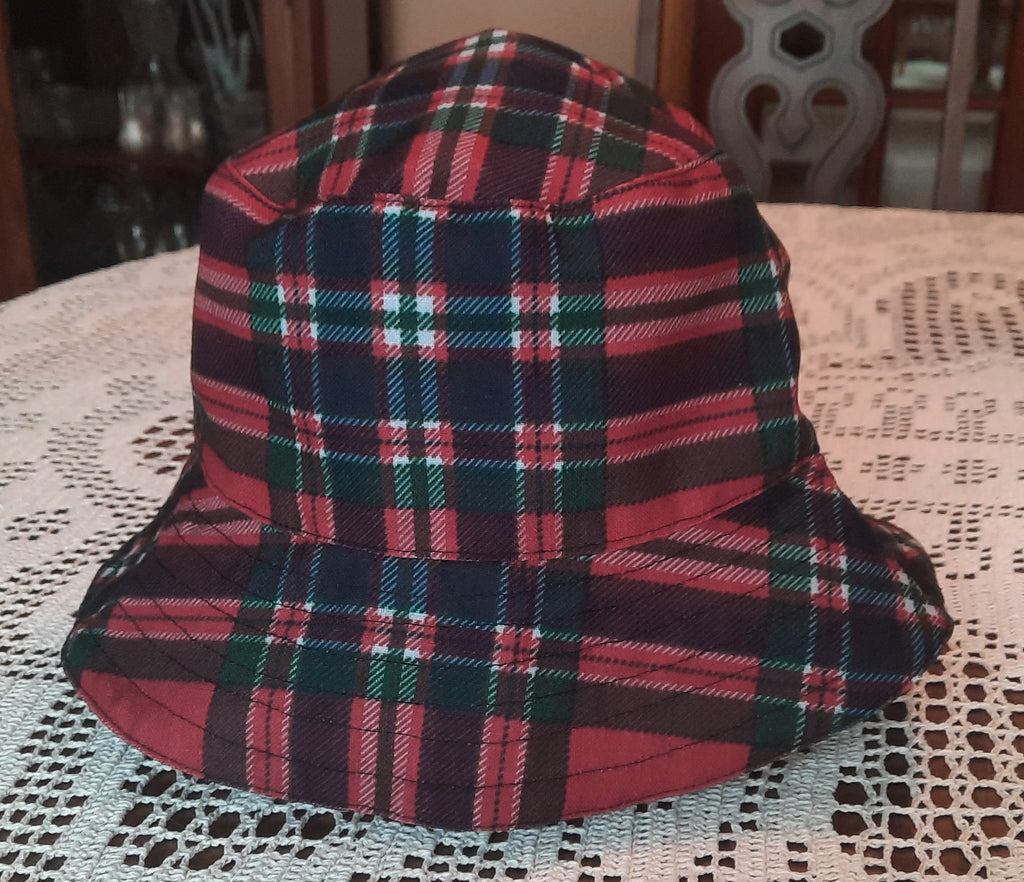 MACFARLANE - DRESS (RED) TARTAN - Reversible bucket hat
