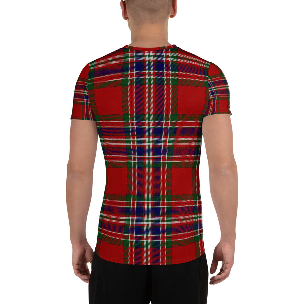 MACFARLANE - DRESS (RED) TARTAN - All-Over Print Athletic T-shirt