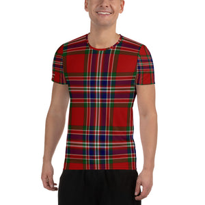MACFARLANE - DRESS (RED) TARTAN - All-Over Print Athletic T-shirt