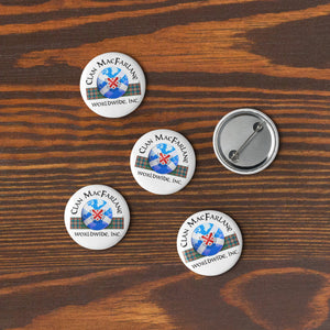 CLAN MACFARLANE LOGO - Set of pin buttons