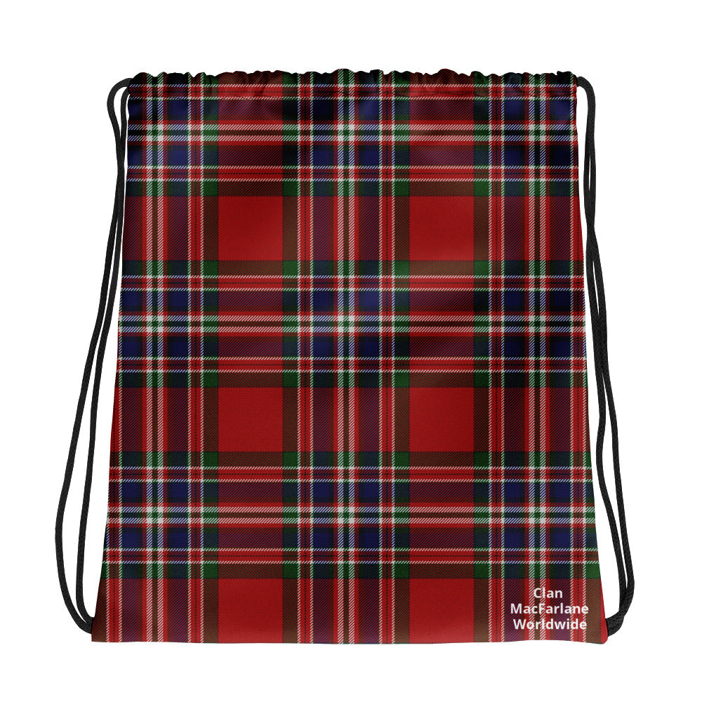 MACFARLANE - DRESS (RED) TARTAN - Drawstring bag