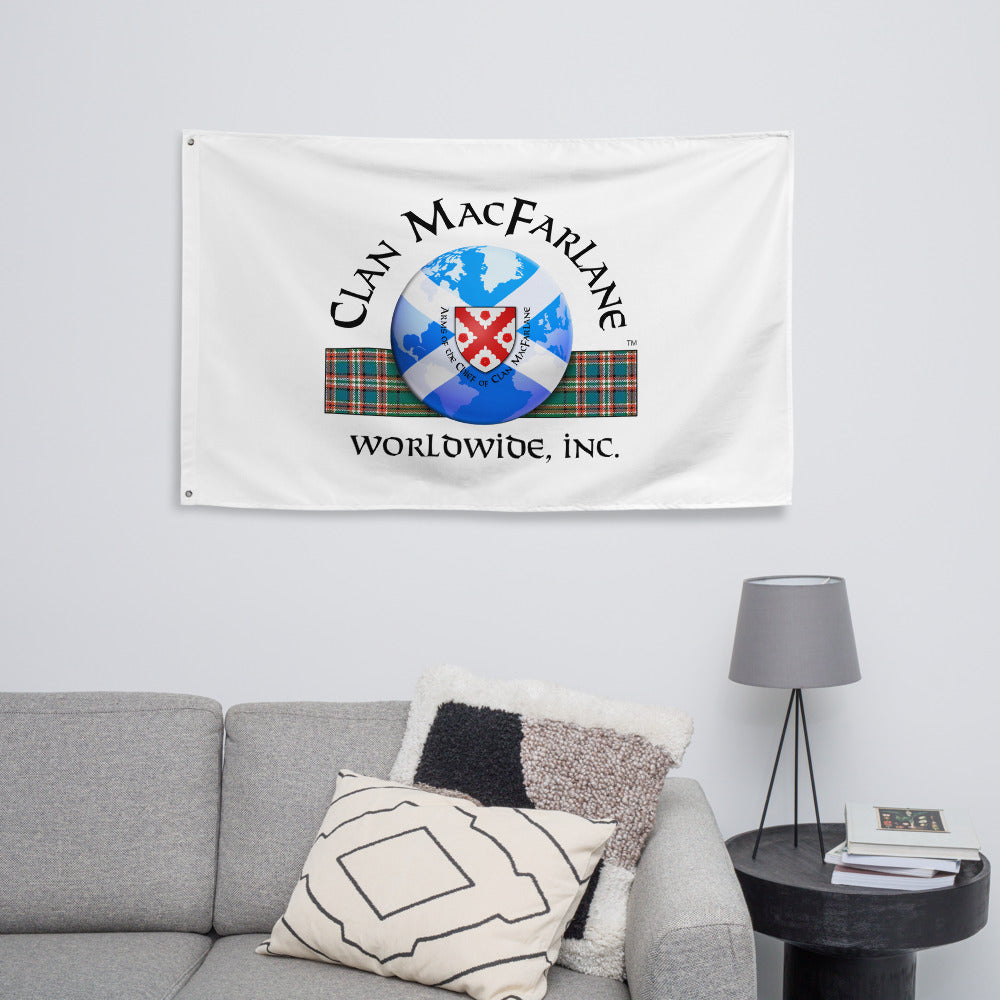 CLAN MACFARLANE WORLDWIDE LOGO - Flag