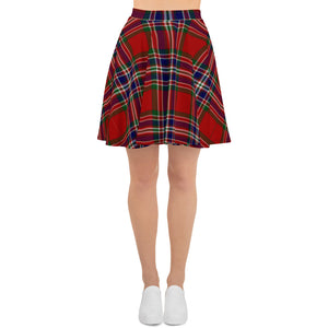 MACFARLANE - DRESS (RED) TARTAN - Skater Skirt