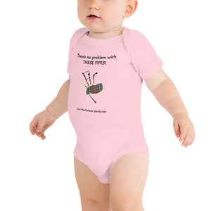 NO PROBLEM WITH THESE PIPES!  - Baby short sleeve one piece
