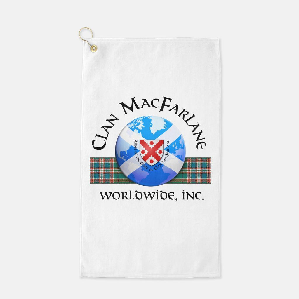 Clan MacFarlane Worldwide LOGO  - Golf Towel