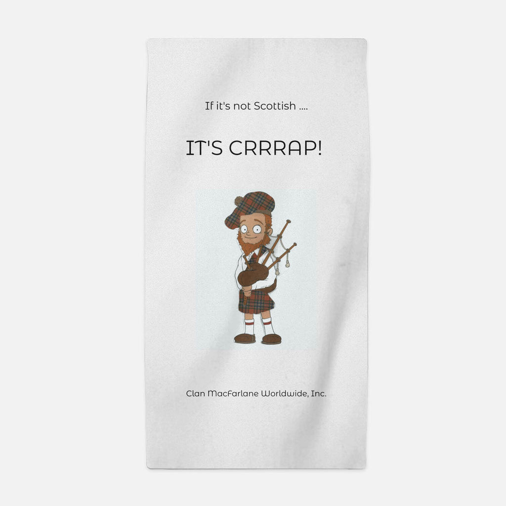 If It's Not Scottish, It's CRRRAP - Beach Towel (Premium)