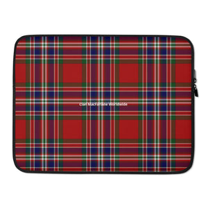 MACFARLANE - DRESS (RED) TARTAN - Laptop Sleeve